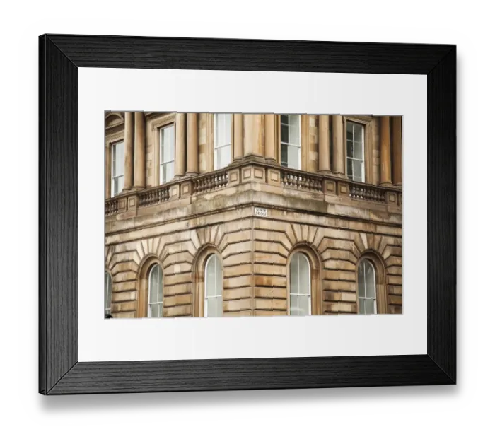 Framed Print : Edinburgh City View along North Bridge as seen from the Westgate Building Framed Print : Edinburgh City View along North Bridge as seen from the Westgate Building