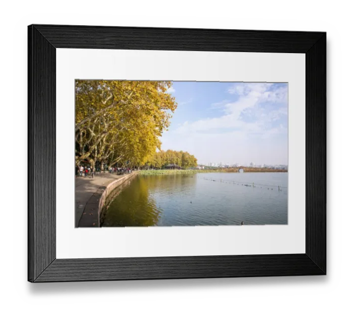 Framed Print : Scenic View Of Beishan road by the West Lake, Hangzhou Framed Print : Scenic View Of Beishan road by the West Lake, Hangzhou