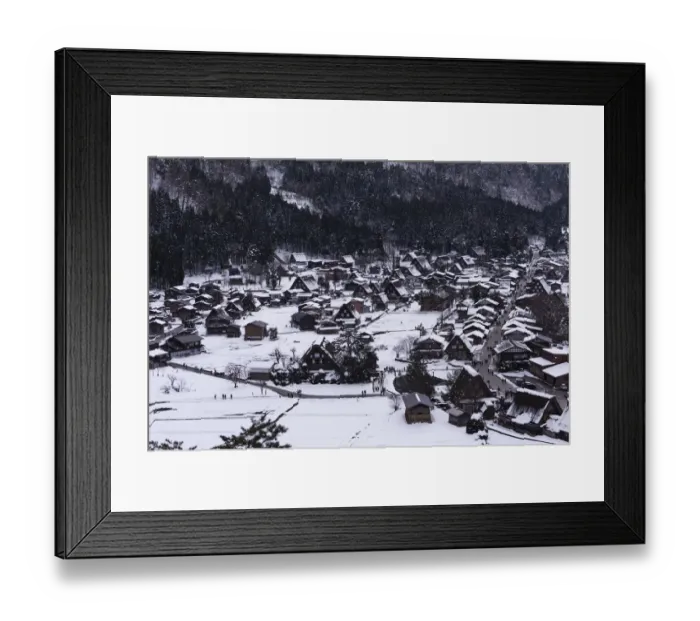 Framed Print : Shirakawago Village Framed Print : Shirakawago Village