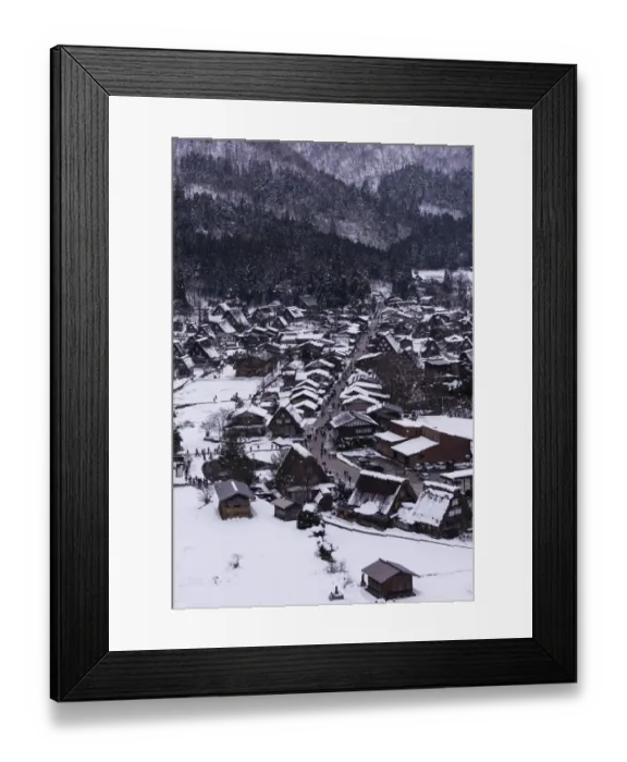 Framed Print : Shirakawago Village Framed Print : Shirakawago Village