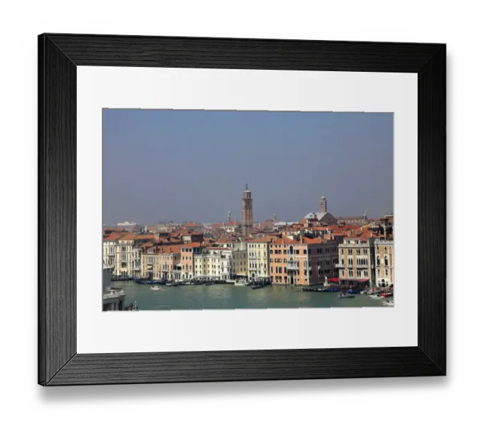 Framed Print : Ornate Buildings alongside the Grand Canal Framed Print : Ornate Buildings alongside the Grand Canal