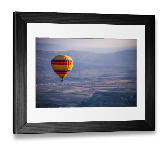 Framed Print : Hot air ballooning in the sunrise in Cappadocia Framed Print : Hot air ballooning in the sunrise in Cappadocia