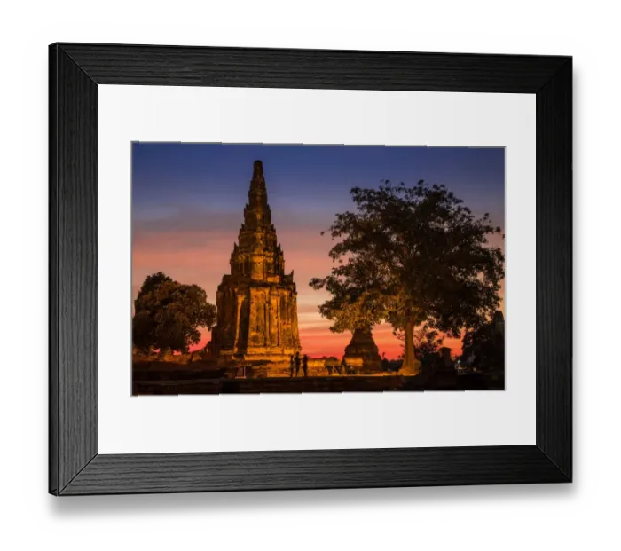 Framed Print : Suntat at Wat Chai Wattanaram Framed Print : Suntat at Wat Chai Wattanaram