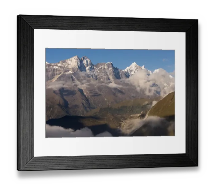 Framed Print : Kongde Ri mountain peak Framed Print : Kongde Ri mountain peak