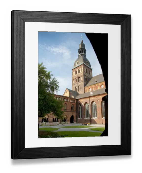 Framed Print : Dome Church in the historical center of Riga. Latvia Framed Print : Dome Church in the historical center of Riga. Latvia