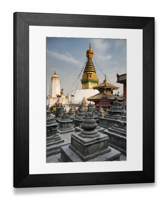 Framed Print : Swayambhunath temple, Kathmandu, Nepal Framed Print : Swayambhunath temple, Kathmandu, Nepal