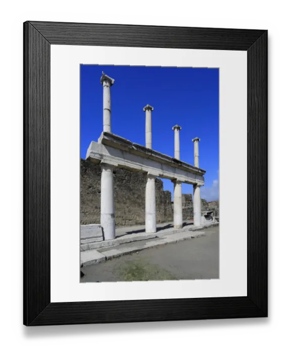 Framed Print : The Forum area of Pompeii Framed Print : The Forum area of Pompeii
