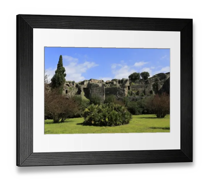 Framed Print : City walls of Pompeii Framed Print : City walls of Pompeii