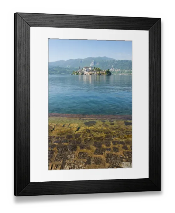 Framed Print : Island San Giulio Framed Print : Island San Giulio