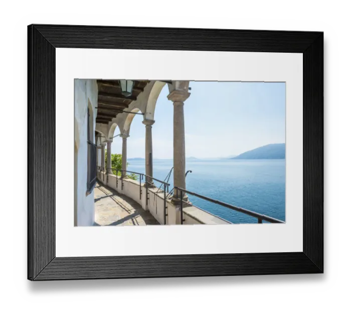 Framed Print : Eremo di Santa Caterina del Sasso Framed Print : Eremo di Santa Caterina del Sasso