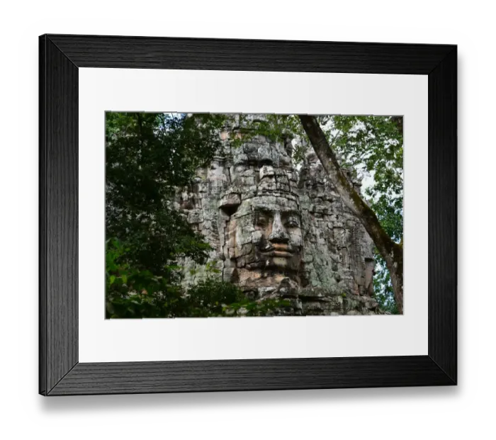 Framed Print : Angkor Thom West gate, Siem Reap, Cambodia Framed Print : Angkor Thom West gate, Siem Reap, Cambodia
