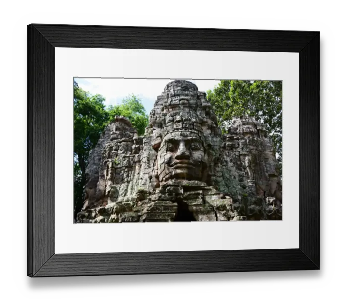 Framed Print : Angkor Thom West gate, Siem Reap, Cambodia Framed Print : Angkor Thom West gate, Siem Reap, Cambodia