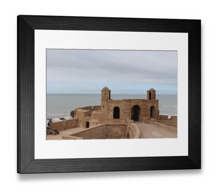 Framed Print : City walls in Essaouira Framed Print : City walls in Essaouira