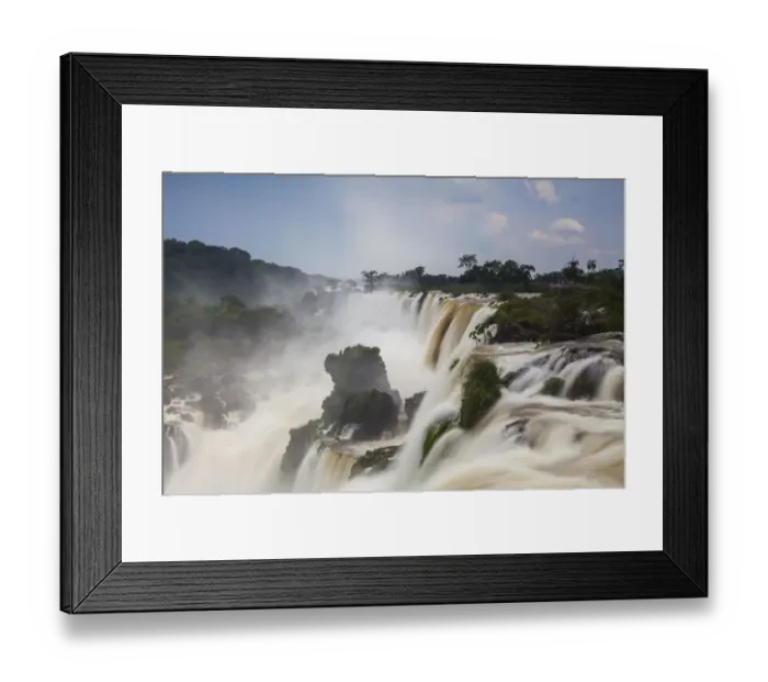 Framed Print : Storm clouds over the Iguazu Falls Framed Print : Storm clouds over the Iguazu Falls