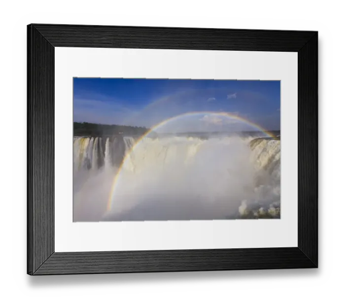 Framed Print : Rainbow over the Devils Throat, Iguazu Falls Framed Print : Rainbow over the Devils Throat, Iguazu Falls
