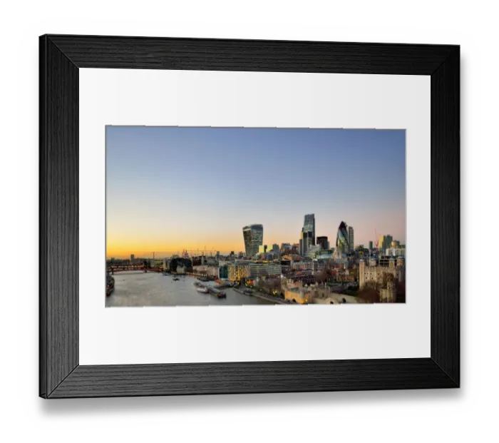 Framed Print : Partly focused view of the City Framed Print : Partly focused view of the City