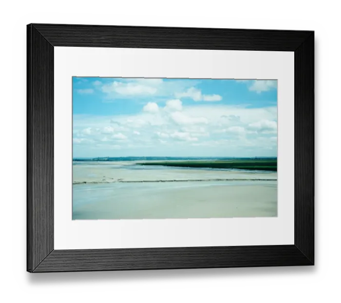 Framed Print : Image of the sandy inner coastal region of France Framed Print : Image of the sandy inner coastal region of France