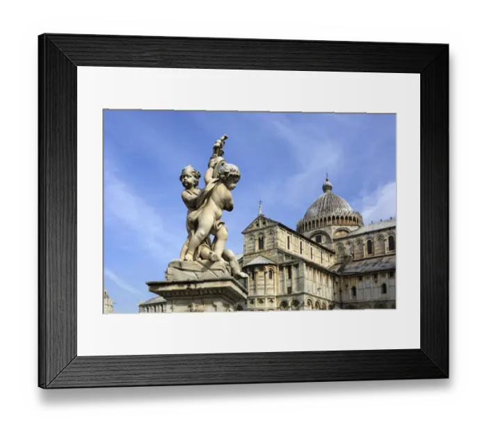 Framed Print : Summer view of the Duomo Cathedral Framed Print : Summer view of the Duomo Cathedral