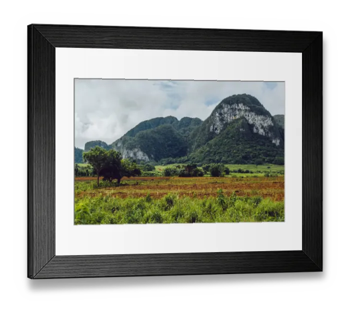 Framed Print : View on ViAnales valley, in Cuba Framed Print : View on ViAnales valley, in Cuba