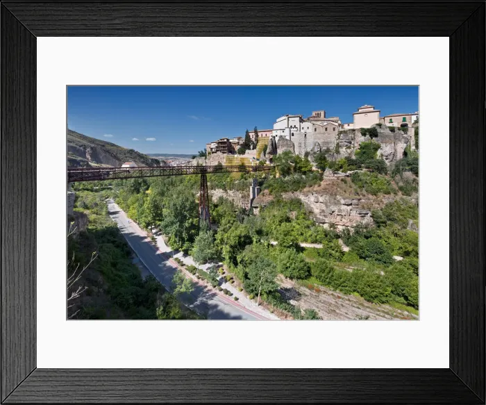Framed Print : The historic walled town of Cuenca, an Unesco World Heritage Site in Spain Framed Print : The historic walled town of Cuenca, an Unesco World Heritage Site in Spain