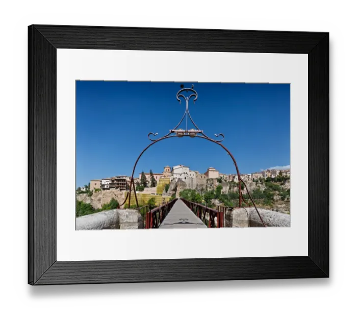 Framed Print : The historic walled town of Cuenca, an Unesco World Heritage Site in Spain Framed Print : The historic walled town of Cuenca, an Unesco World Heritage Site in Spain