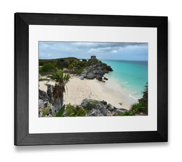 Framed Print : Archaeological Site of Tulum, Mayan Riviera, Quintana Roo, Mexico Framed Print : Archaeological Site of Tulum, Mayan Riviera, Quintana Roo, Mexico