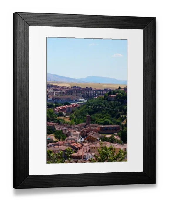 Framed Print : Overview Skyline of Segovia, Unesco, Spain