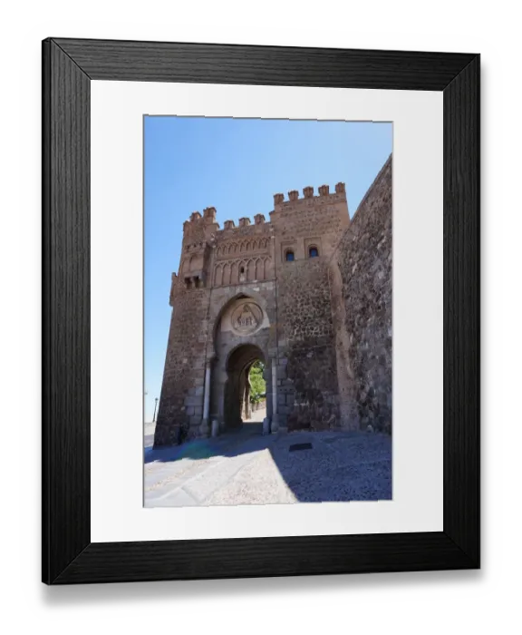 Framed Print : FaAzade of the Puerta del Sol, City Gate, Toledo, Spain Framed Print : FaAzade of the Puerta del Sol, City Gate, Toledo, Spain