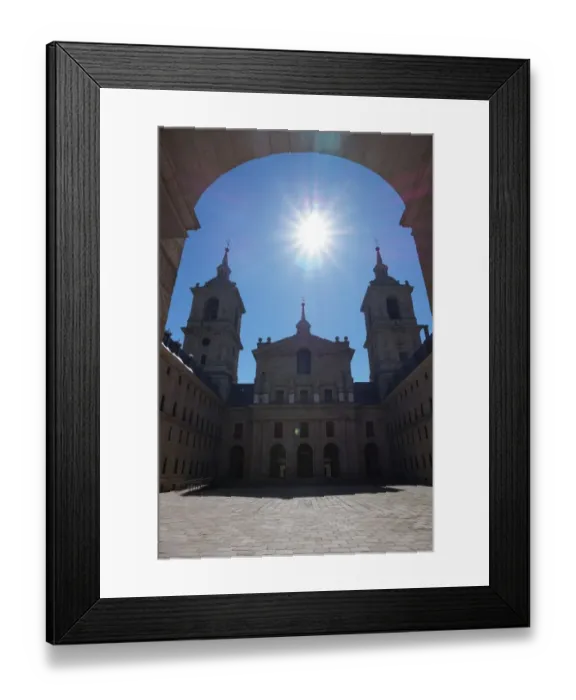 Framed Print : Courtyard and FaAzade of Basilica El Escorial, San Lorenzo de El Escorial, Spain Framed Print : Courtyard and FaAzade of Basilica El Escorial, San Lorenzo de El Escorial, Spain