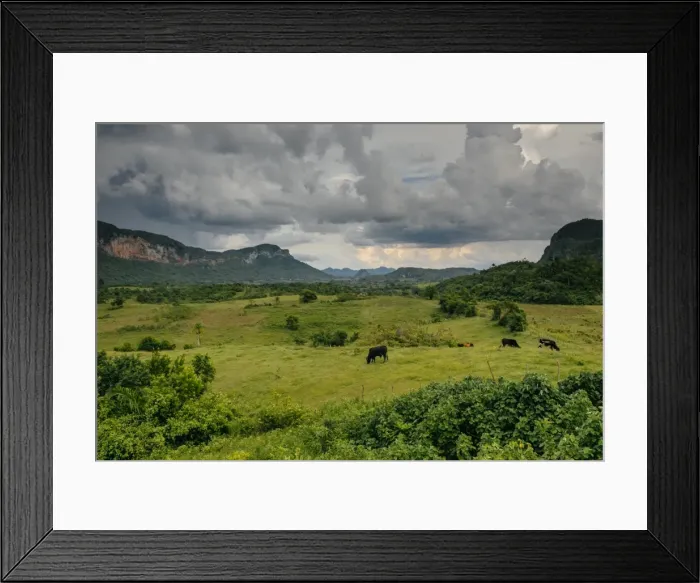 Framed Print : View on ViAnales valley, in Cuba Framed Print : View on ViAnales valley, in Cuba