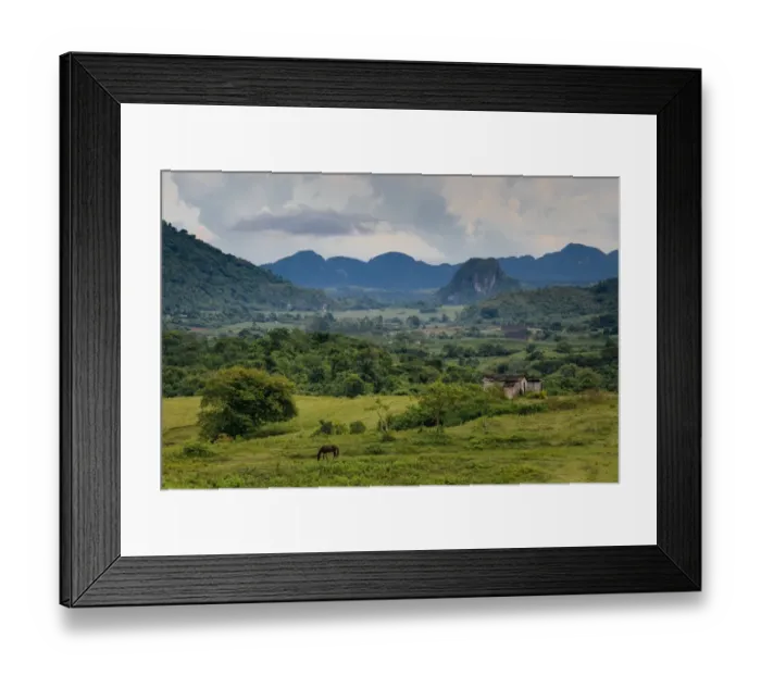 Framed Print : View on ViAnales valley, in Cuba Framed Print : View on ViAnales valley, in Cuba