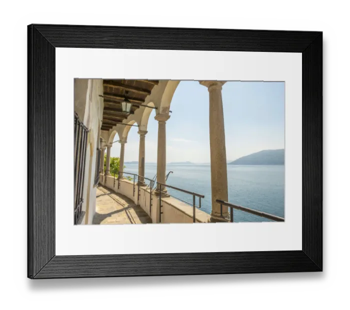Framed Print : Eremo di Santa Caterina del Sasso Framed Print : Eremo di Santa Caterina del Sasso