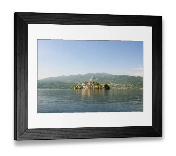 Framed Print : Island San Giulio Framed Print : Island San Giulio