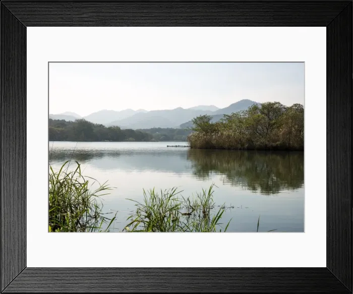Framed Print : Scenic View Of Maojiabu Village by the West Lake, Hangzhou Framed Print : Scenic View Of Maojiabu Village by the West Lake, Hangzhou