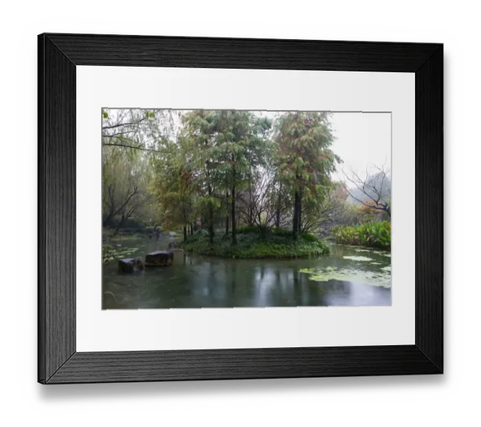 Framed Print : Scenic view of kuo shi ban village(means Widen Slate Village) by the West Lake, Hangzhou Framed Print : Scenic view of kuo shi ban village(means Widen Slate Village) by the West Lake, Hangzhou