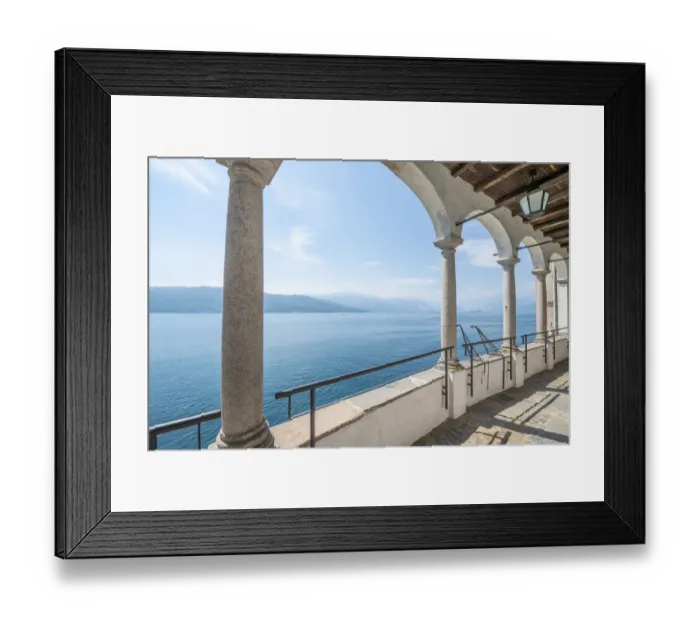 Framed Print : Eremo di Santa Caterina del Sasso Framed Print : Eremo di Santa Caterina del Sasso