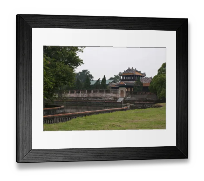 Framed Print : Thai Binh Lau and moat inside Hue Citadel Framed Print : Thai Binh Lau and moat inside Hue Citadel