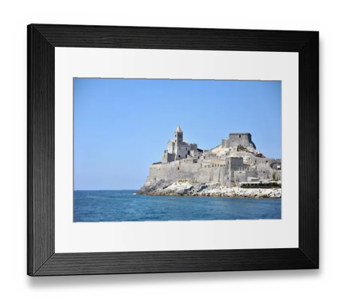 Framed Print : Historic fort at Porto Venere Framed Print : Historic fort at Porto Venere