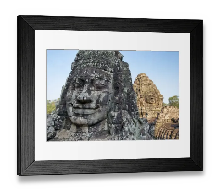 Framed Print : Bayon Temple in Siem Reap, Cambodia Framed Print : Bayon Temple in Siem Reap, Cambodia