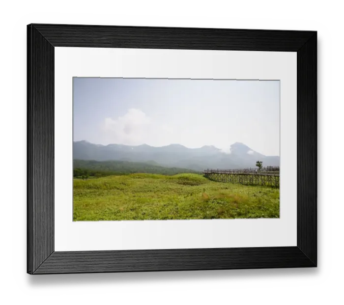 Framed Print : Shiretoko Five Lakes Framed Print : Shiretoko Five Lakes