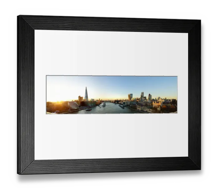 Framed Print : City of London panoramic view at sunset Framed Print : City of London panoramic view at sunset