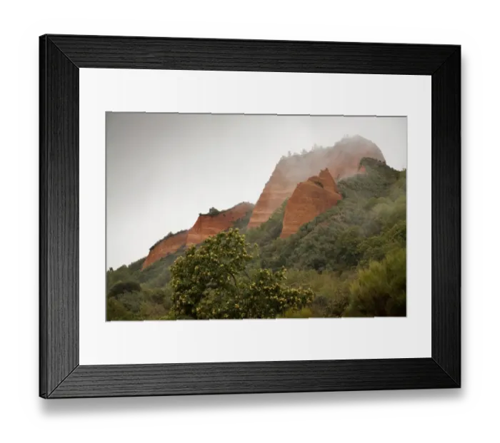 Framed Print : Las MA dulas ancient roman mines, LeAon (Spain)