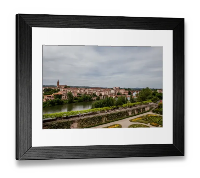 Framed Print : Albi, France cityscape