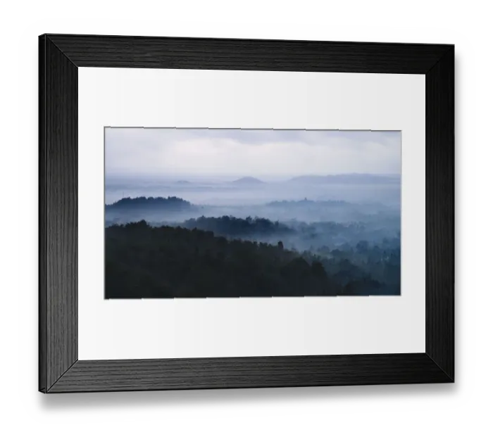 Framed Print : Borobudur Temple in a Misty Morning Framed Print : Borobudur Temple in a Misty Morning