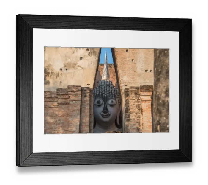 Framed Print : Sukhothai ancient temple in the morning sunrise Framed Print : Sukhothai ancient temple in the morning sunrise