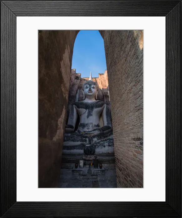 Framed Print : Sukhothai ancient temple in the morning sunrise Framed Print : Sukhothai ancient temple in the morning sunrise