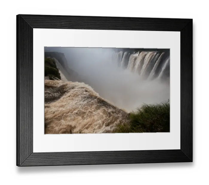 Framed Print : Iguazu Waterfall - Devils Throat Framed Print : Iguazu Waterfall - Devils Throat