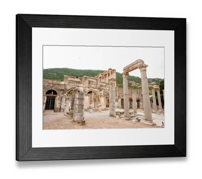 Framed Print : Commercial Agora in Ephesus Framed Print : Commercial Agora in Ephesus