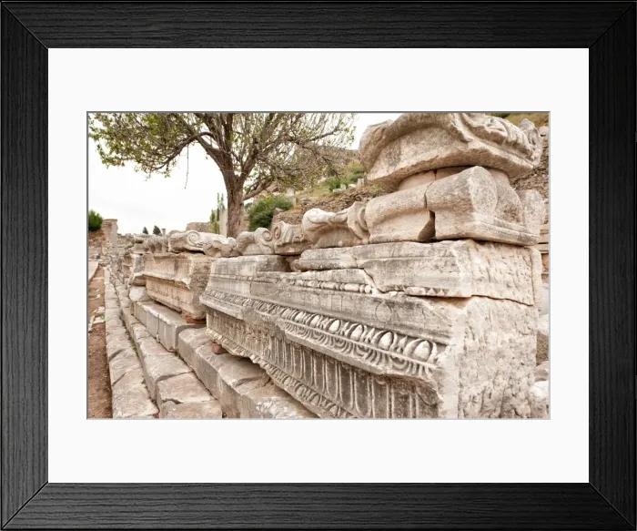 Framed Print : Commercial Agora in Ephesus Framed Print : Commercial Agora in Ephesus