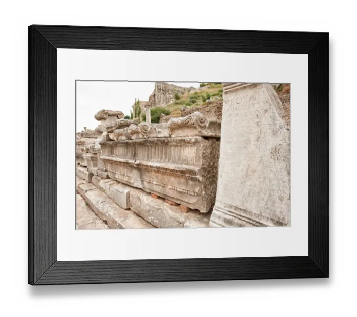 Framed Print : Commercial Agora in Ephesus Framed Print : Commercial Agora in Ephesus